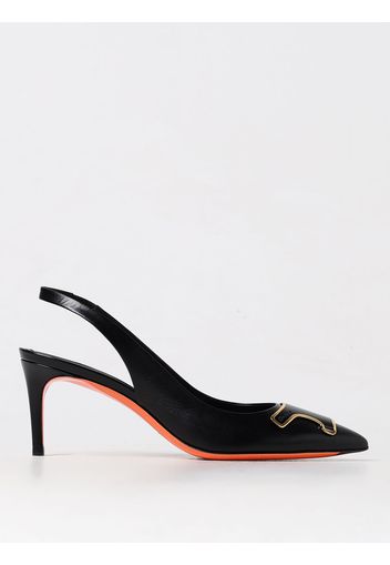 High Heel Shoes SANTONI Woman color Black