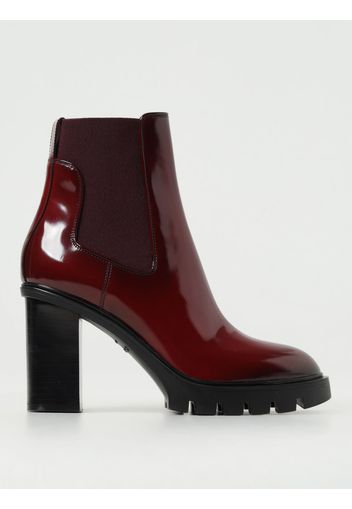 Santoni patent leather ankle boots