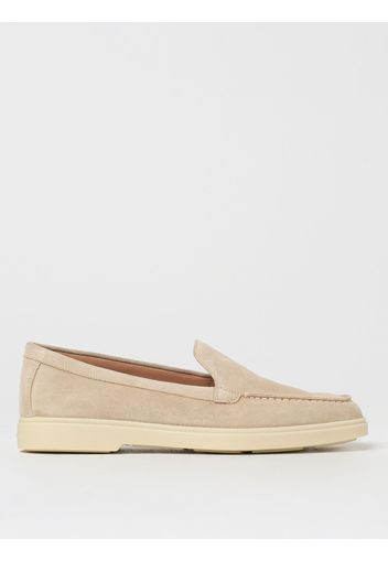 Loafers SANTONI Woman color Beige