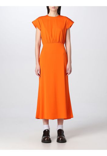 Dress SPORTMAX Woman color Tangerine