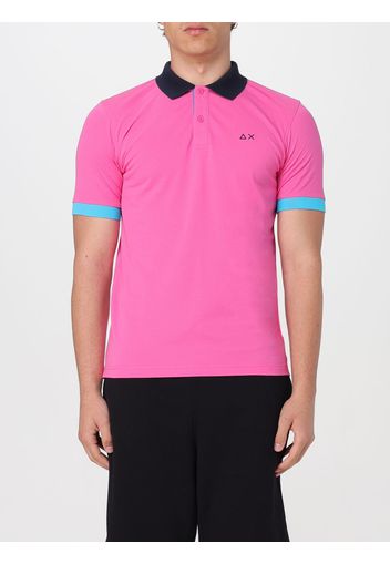 Polo Shirt SUN 68 Men color Fuchsia