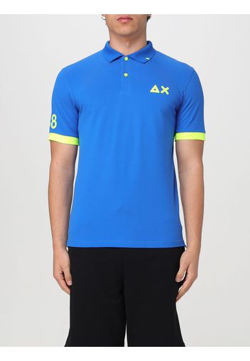 Polo Shirt SUN 68 Men color Gnawed Blue