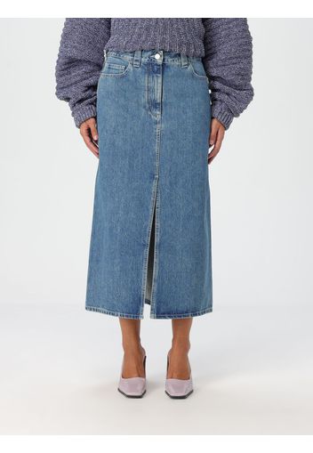 Skirt SUNNEI Woman color Denim