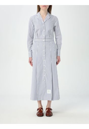 Dress THOM BROWNE Woman color Navy