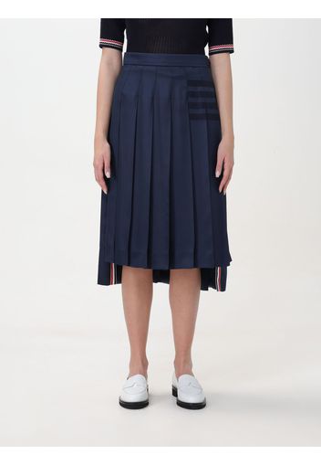 Skirt THOM BROWNE Woman color Blue