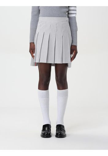 Skirt THOM BROWNE Woman color Grey