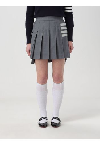 Skirt THOM BROWNE Woman color Grey