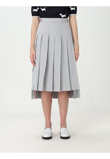 Skirt THOM BROWNE Woman color Grey