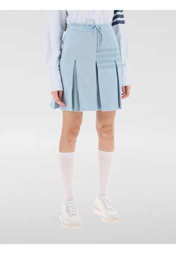 Skirt THOM BROWNE Woman color Gnawed Blue