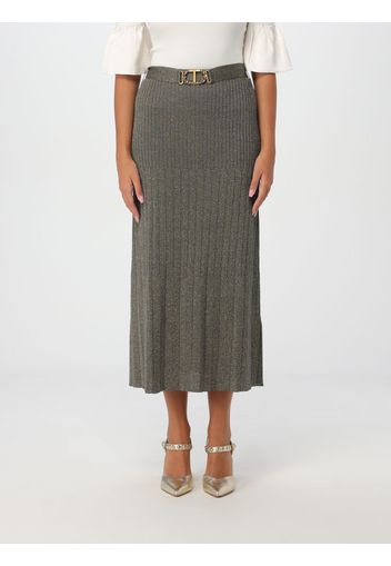 Skirt TWINSET Woman color Dove Grey