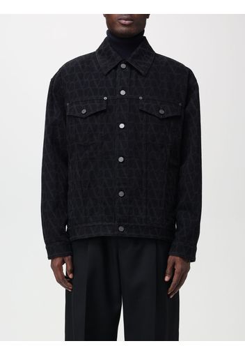 Valentino denim jacket with Toile Iconographe print