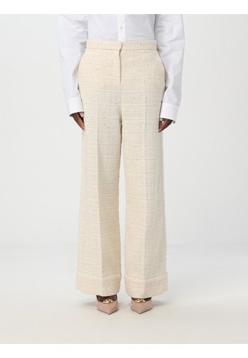 Pants VALENTINO Woman color Ivory