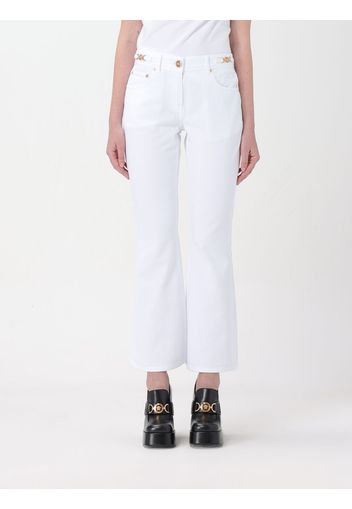 Jeans VERSACE Woman color White