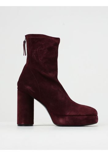 Flat Ankle Boots VIC MATIÉ Woman color Burgundy