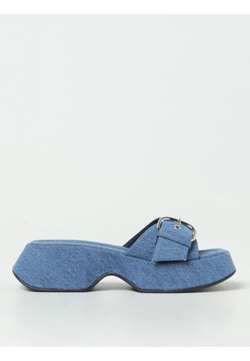 Heeled Sandals VIC MATIÉ Woman color Denim