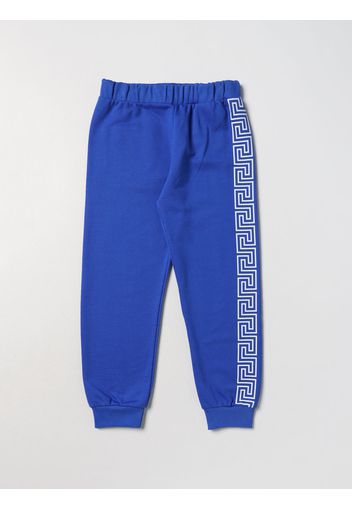 Pants YOUNG VERSACE Kids color Royal Blue