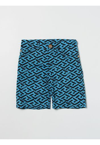 Shorts YOUNG VERSACE Kids color Sky