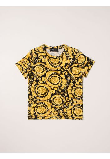 Versace Young cotton T-shirt with baroque print