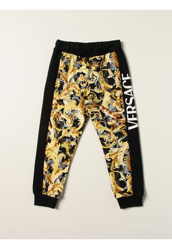 Versace Young jogging pants with baroque print