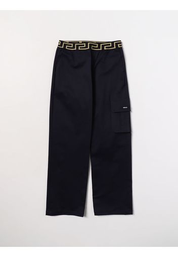 Pants YOUNG VERSACE Kids color Blue