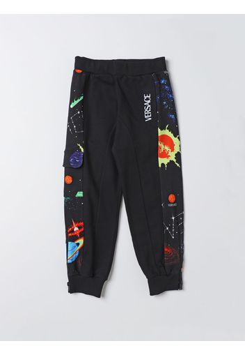 Pants YOUNG VERSACE Kids color Black