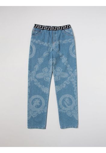 Pants YOUNG VERSACE Kids color Gnawed Blue