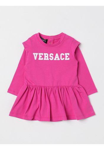 Romper YOUNG VERSACE Kids color Fuchsia