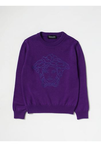 Sweater YOUNG VERSACE Kids color Violet