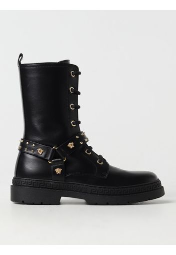 Versace Young leather ankle boots