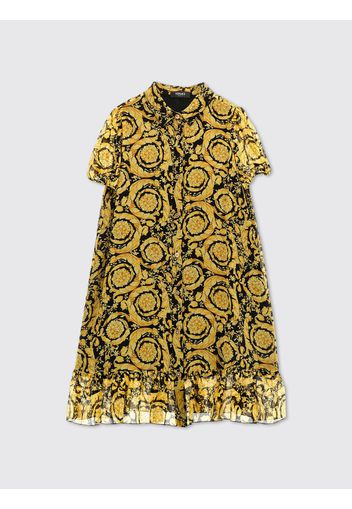 Dress YOUNG VERSACE Kids color Yellow