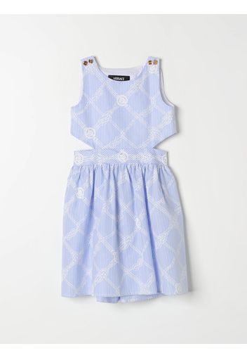 Dress YOUNG VERSACE Kids color Gnawed Blue