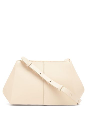 Aesther Ekme - Origami Leather Shoulder Bag - Womens - Ivory