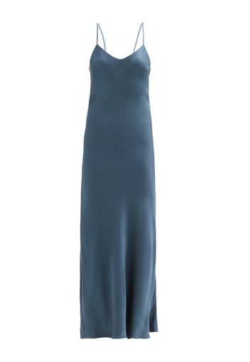 Asceno - The Lyon Bamboo Slip Dress - Womens - Blue