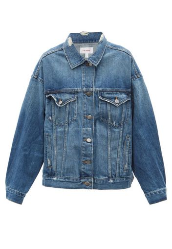 Frame - Oversized Denim Jacket - Womens - Denim