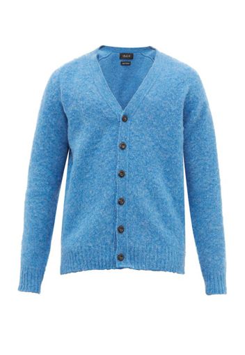 Howlin' - Will-o-the-wisp Virgin Wool Cardigan - Mens - Blue