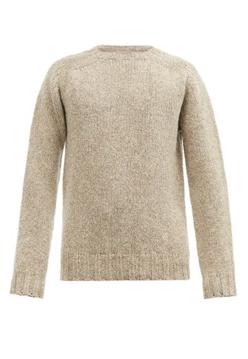 Howlin' - Crew-neck Wool Sweater - Mens - Light Brown