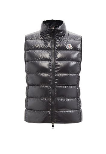 moncler gilet womens black