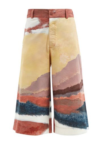 Toogood - The Machinist Printed Cotton-poplin Trousers - Mens - Multi