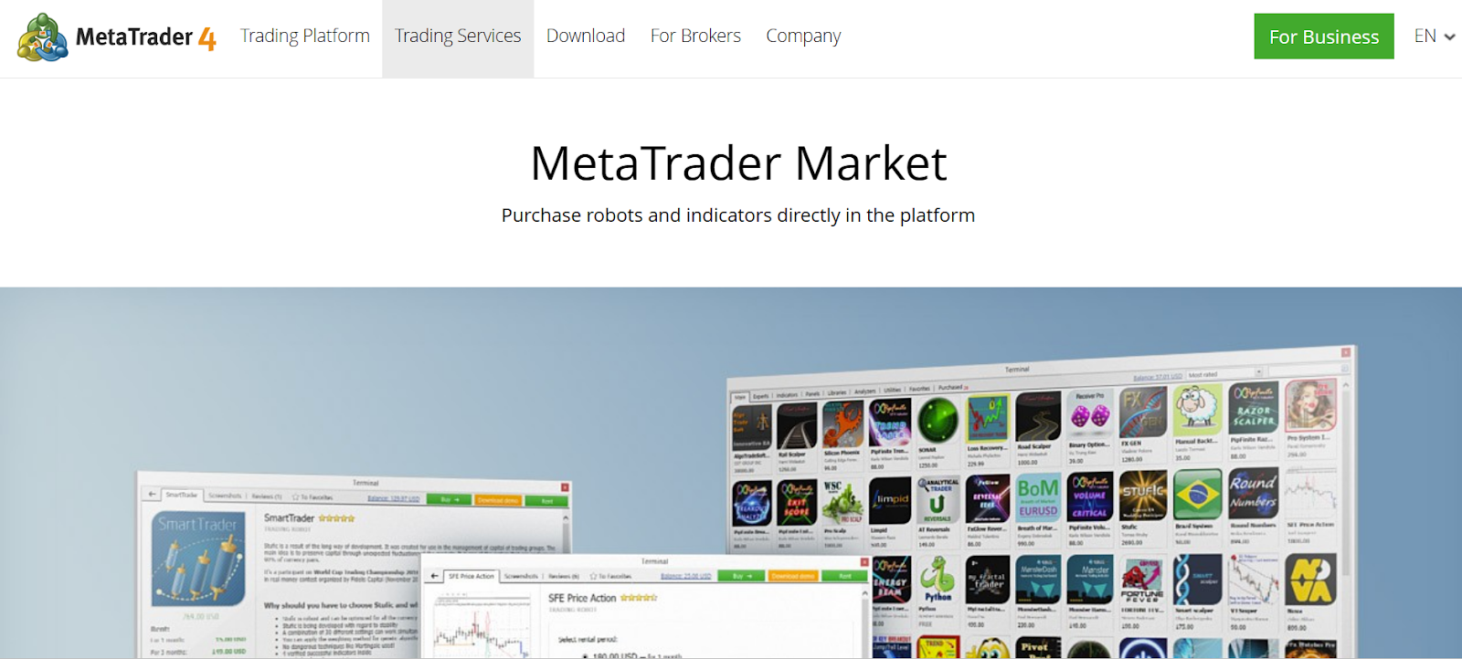 MT4 markets apply many options on trading assistant