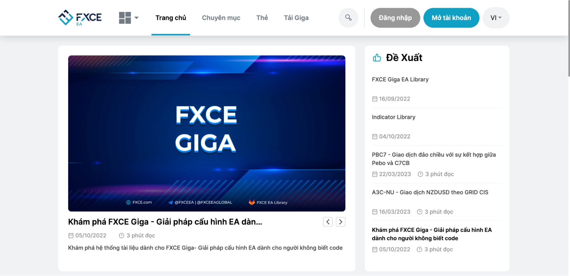 Giới thiệu FXCE