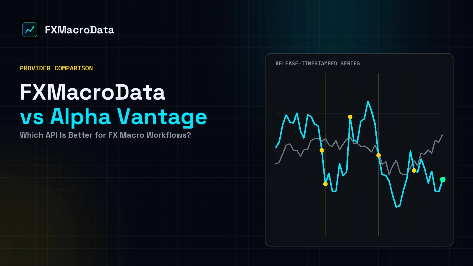 FXMacroData vs Alpha Vantage: Which API Is Better for FX Macro Workflows? article illustration