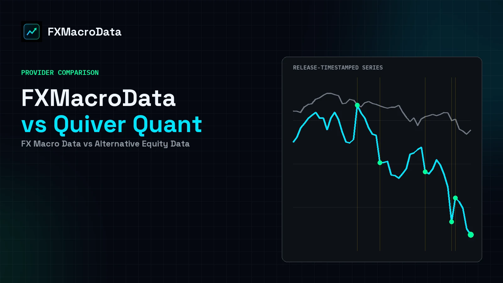 FXMacroData vs Quiver Quant: FX Macro Data vs Alternative Equity Data article illustration