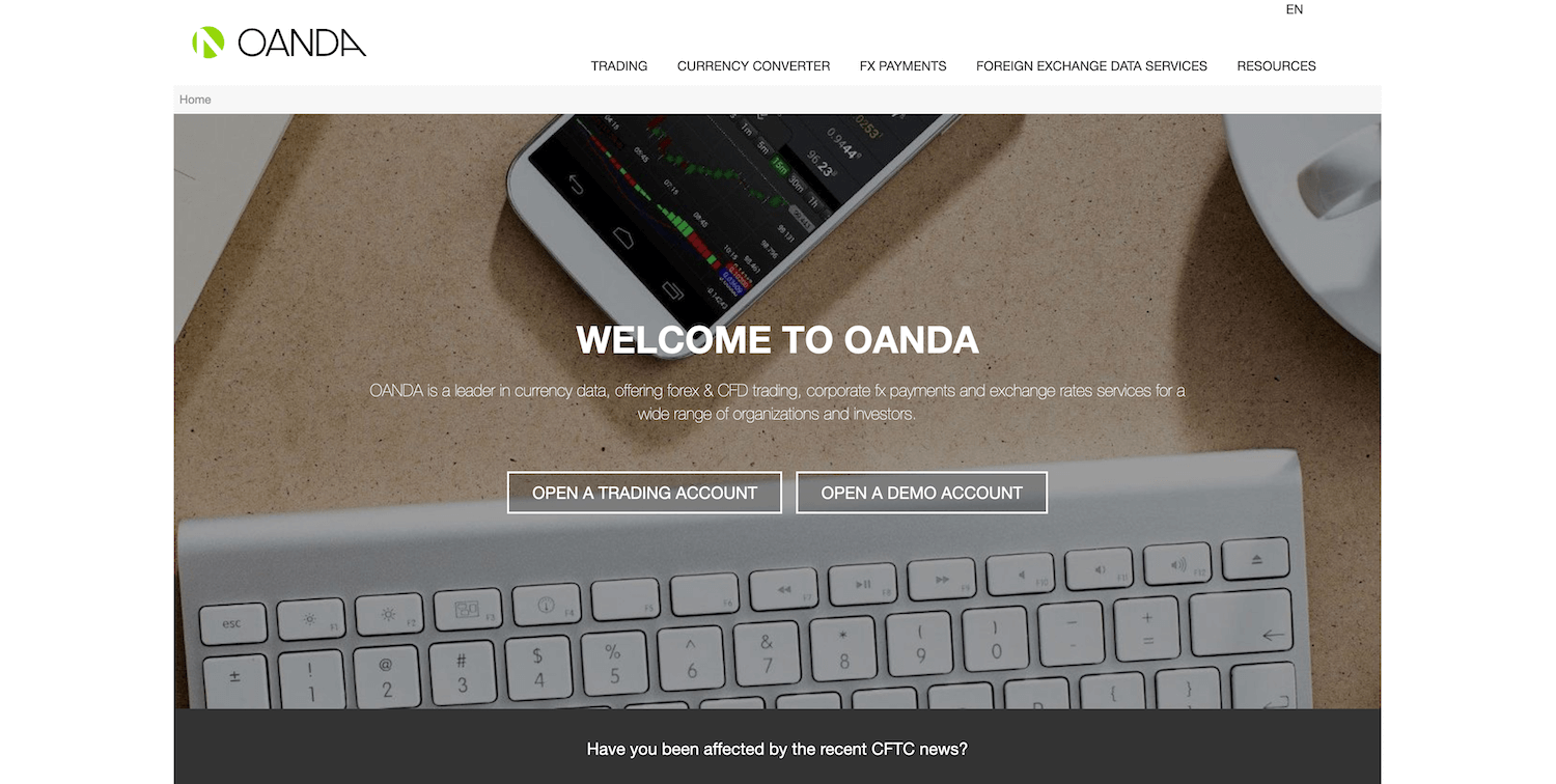 OANDA website