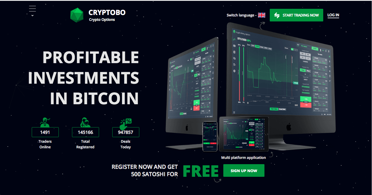 CryptoBO website