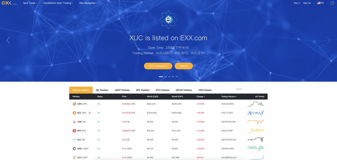 Exx website