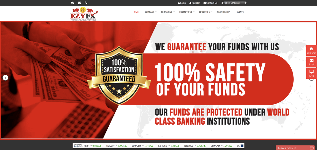 Ezyfx website