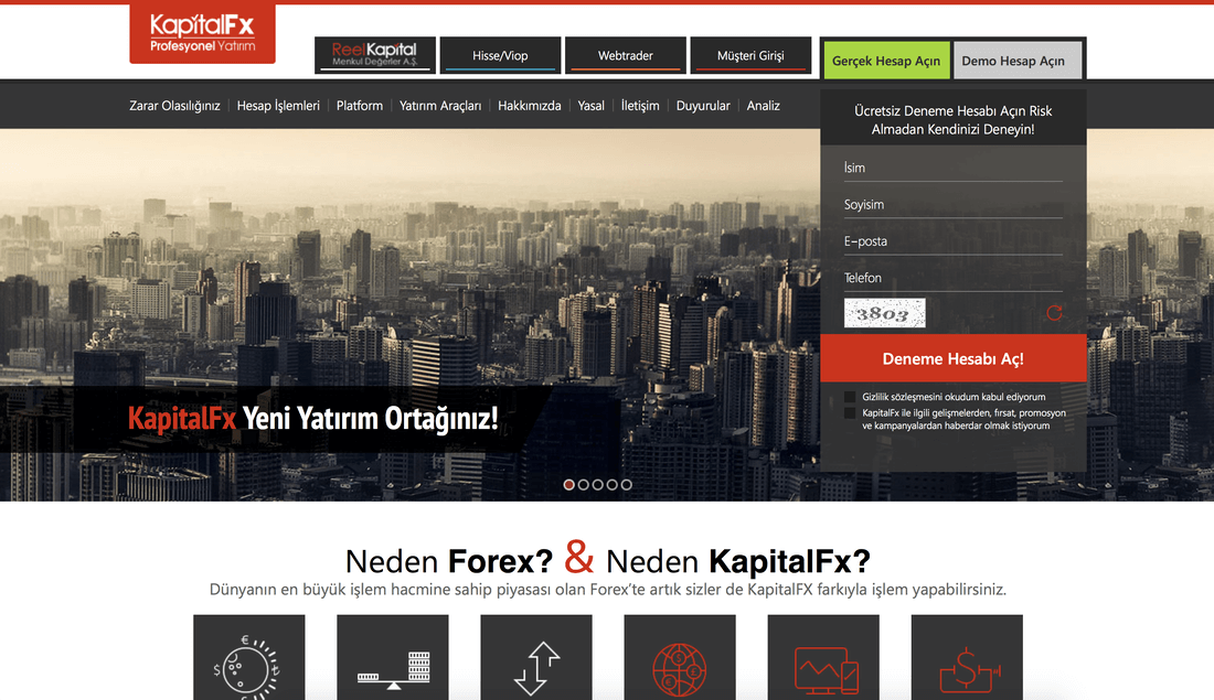 Kapitalfx website