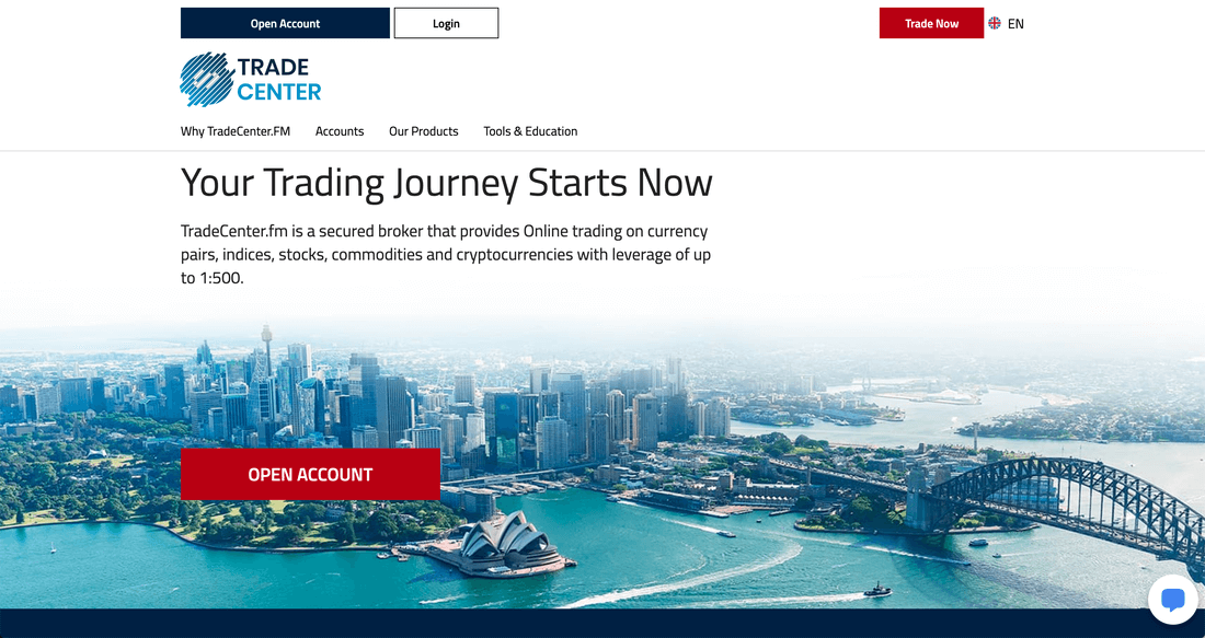 TradeCenter website