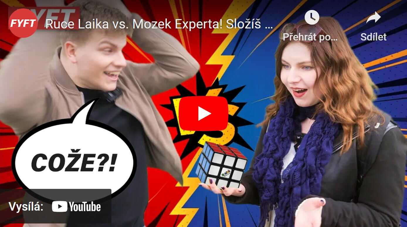 Dokáží lidé na ulici složit Rubikovku?