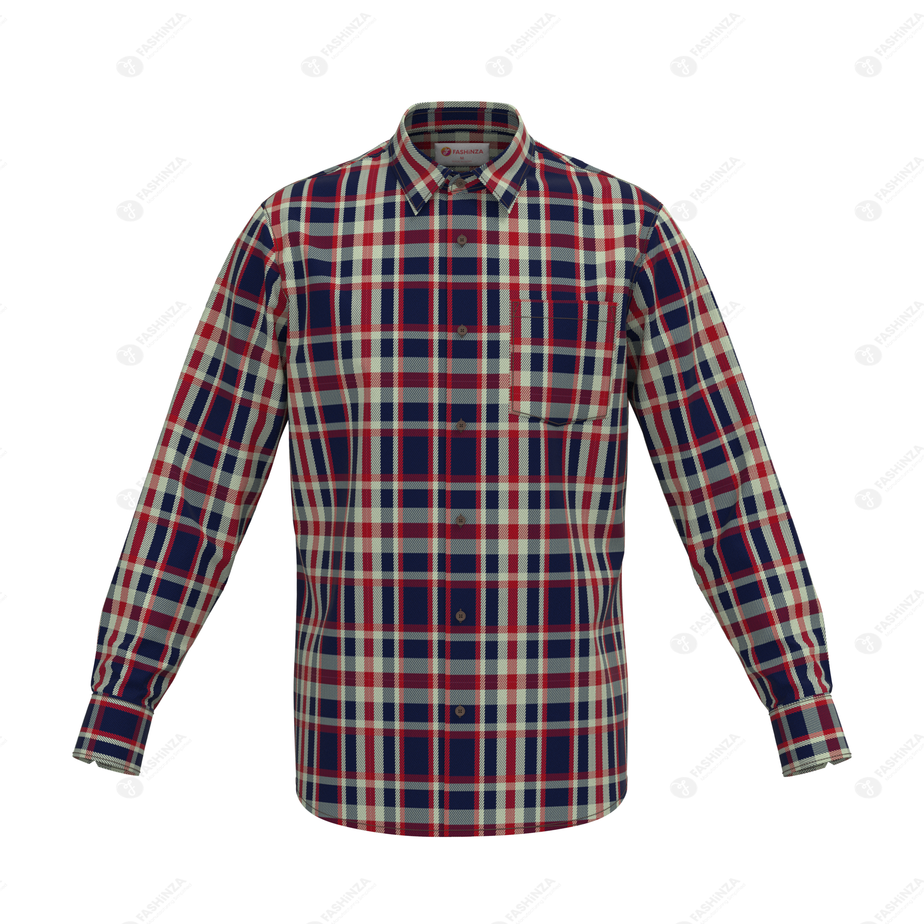 Multi Color Leaf Printed Shirt